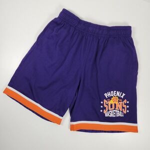 NBA Phoenix Suns Vented‎ Jersey Shorts Lined Mens Size M Purple Logo